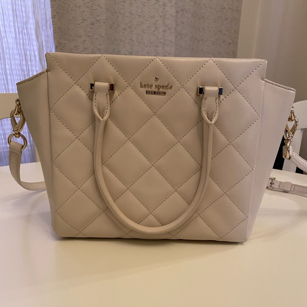 Kate Spade never used off white handbag